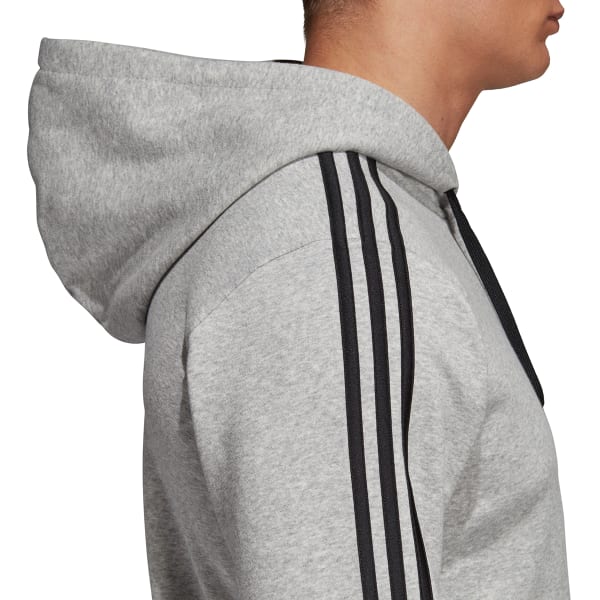 ADIDAS Men's Essentials 3-Stripe Fleece Hoodie