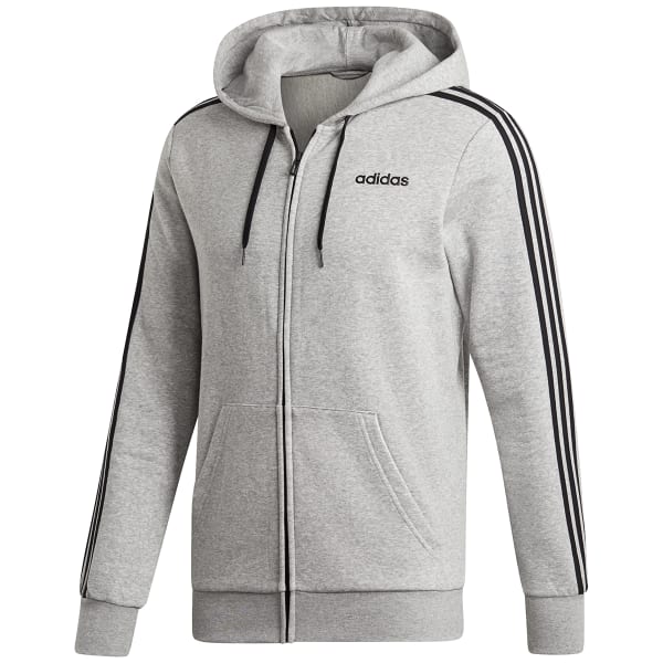 ADIDAS Men's Essentials 3-Stripe Fleece Hoodie