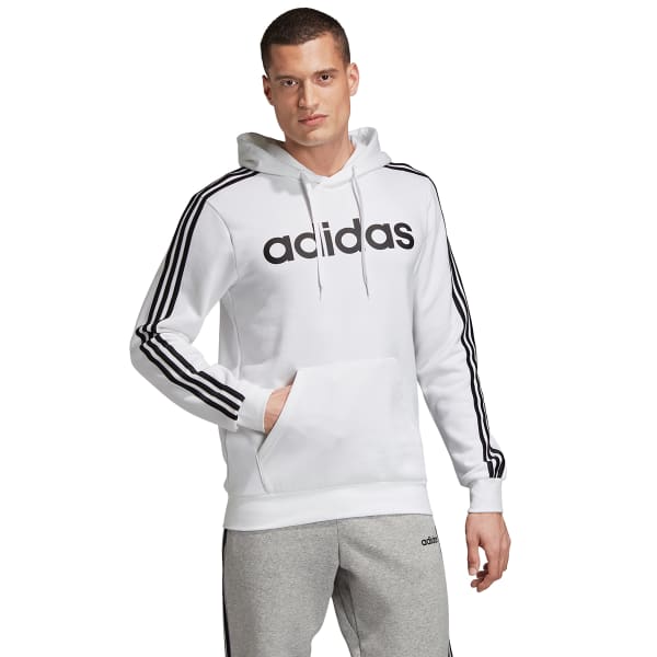 ADIDAS Men's Essentials 3 Stripe Pullover Hoodie