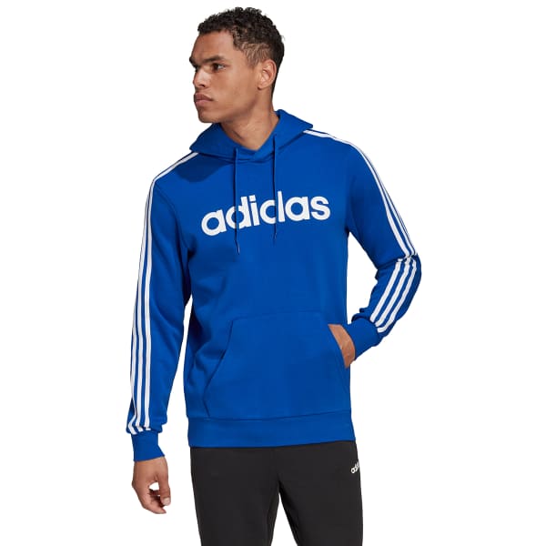 ADIDAS Men's Essentials 3 Stripe Pullover Hoodie