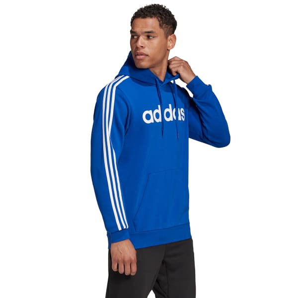 ADIDAS Men's Essentials 3 Stripe Pullover Hoodie