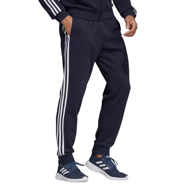 ADIDAS Men's Essentials 3 Stripe Fleece Joggers