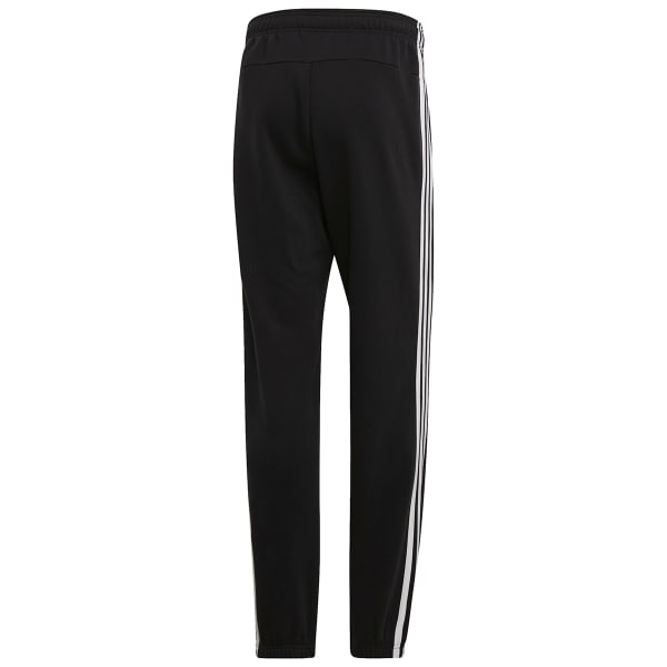 ADIDAS Men's Essentials 3 Stripe Open Hem Fleece Pants