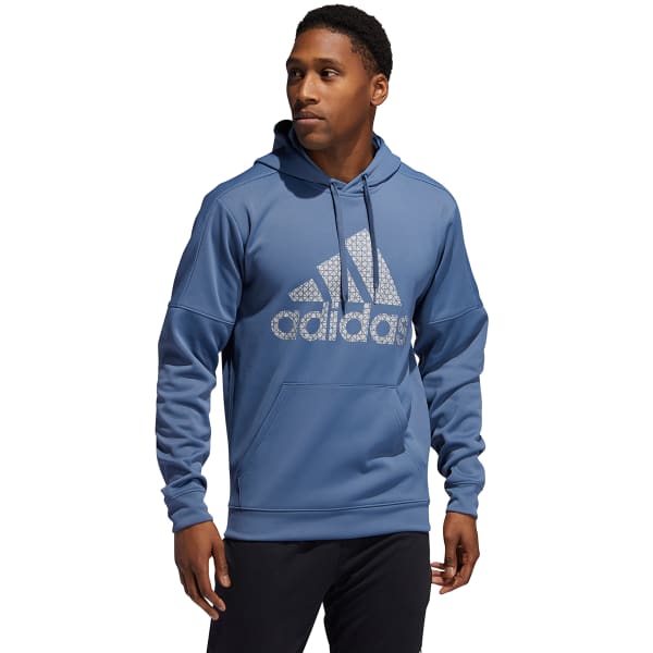 ADIDAS Men's Badge of Sport Grid Team Hoodie