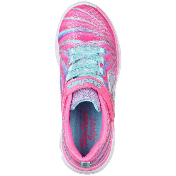 SKECHERS Little Girls' Wavy Lites Sweet Sprinter Sneakers