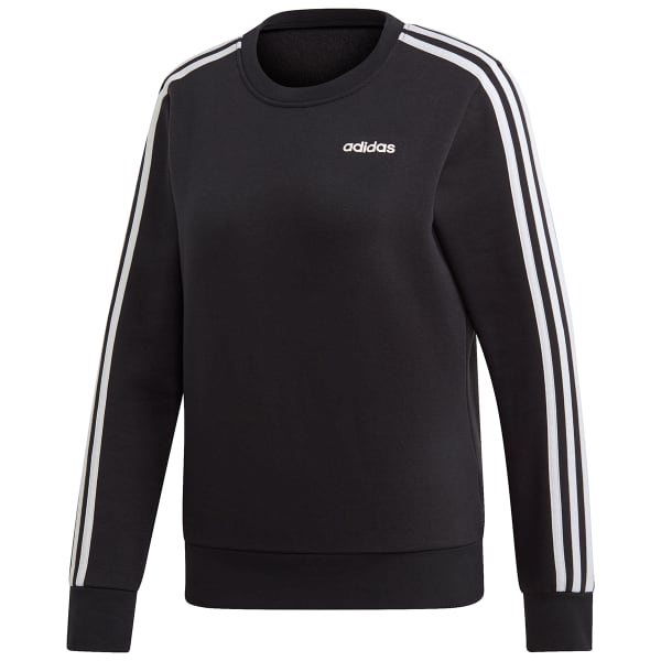 ADIDAS Women's Essentials 3-Stripes Fleece Crewneck Sweatshirt