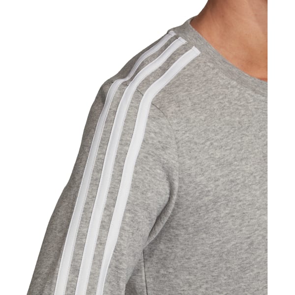 ADIDAS Women's Essentials 3-Stripes Fleece Crewneck Sweatshirt