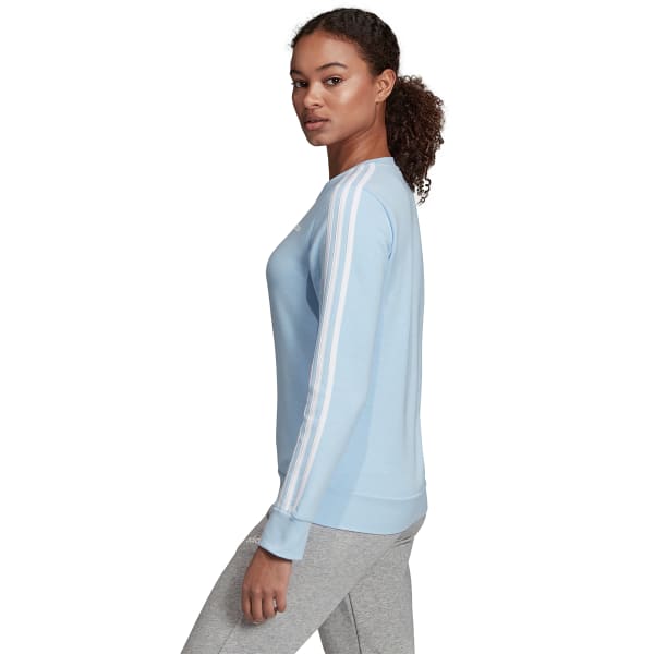 ADIDAS Women's Essentials 3-Stripes Fleece Crewneck Sweatshirt