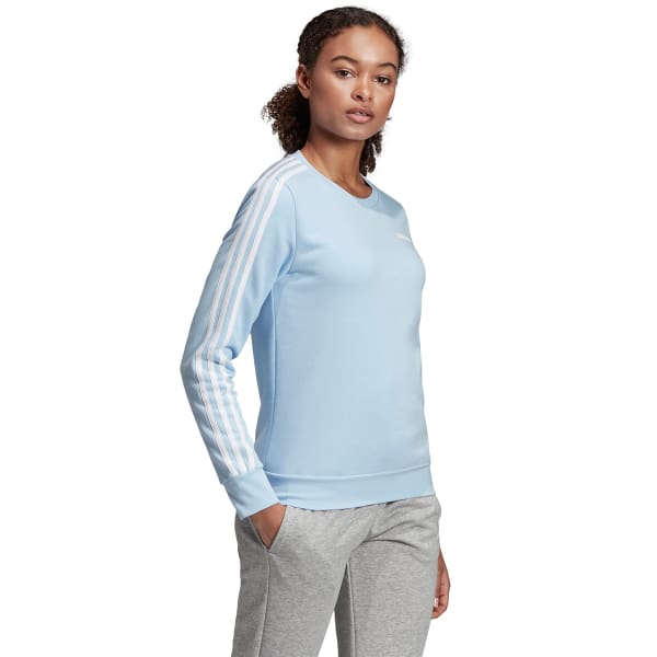 ADIDAS Women's Essentials 3-Stripes Fleece Crewneck Sweatshirt