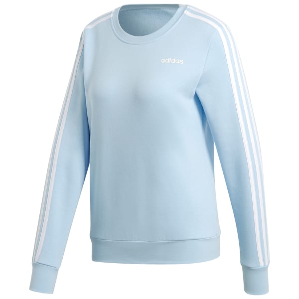 ADIDAS Women's Essentials 3-Stripes Fleece Crewneck Sweatshirt