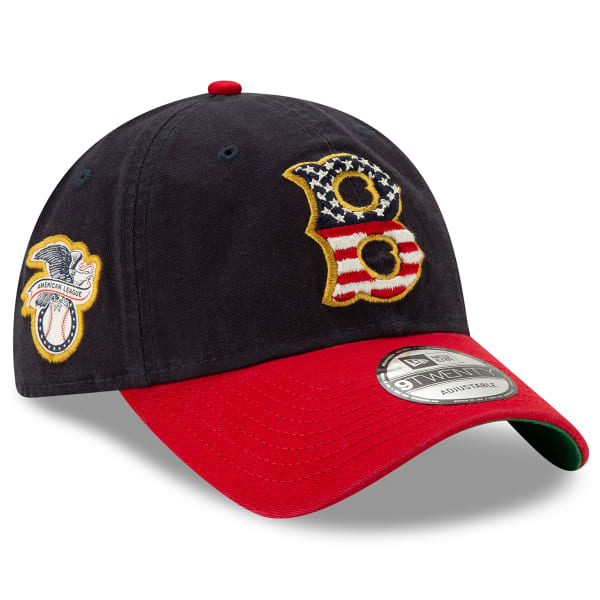 BOSTON RED SOX 2019 Stars & Stripes 4th of July 9TWENTY Adjustable Hat