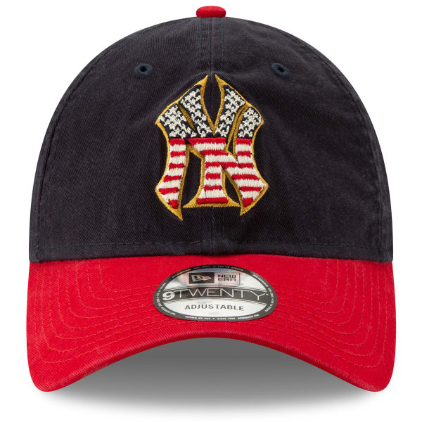 NEW YORK YANKEES Men's 2019 Stars & Stripes 4th of July 9TWENTY Adjustable Hat