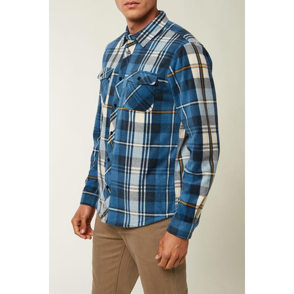 O'NEILL Men's Glacier Plaid Long-Sleeve Shirt