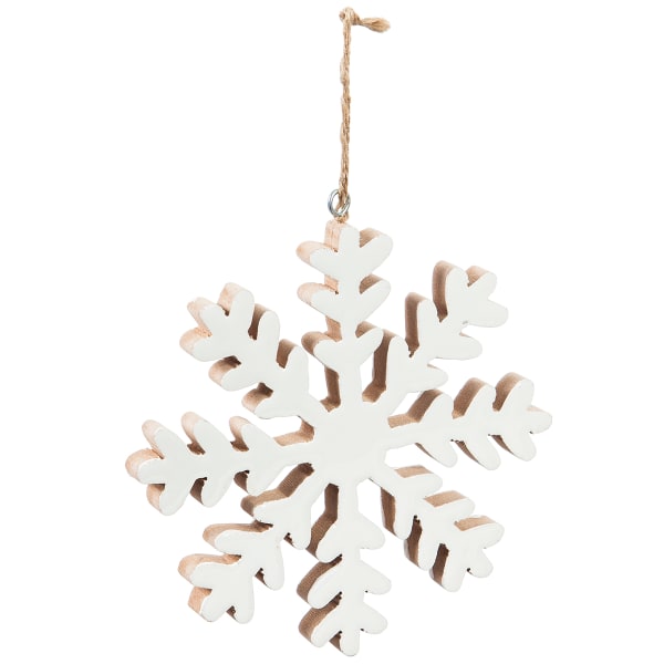 EVERGREEN ENTERPRISES Wooden Snowflake Ornament