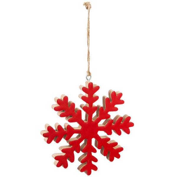 EVERGREEN ENTERPRISES Wooden Snowflake Ornament