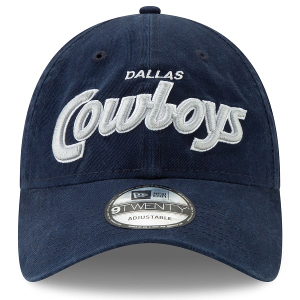 DALLAS COWBOYS Men's New Era Retro Script Adjustable Hat