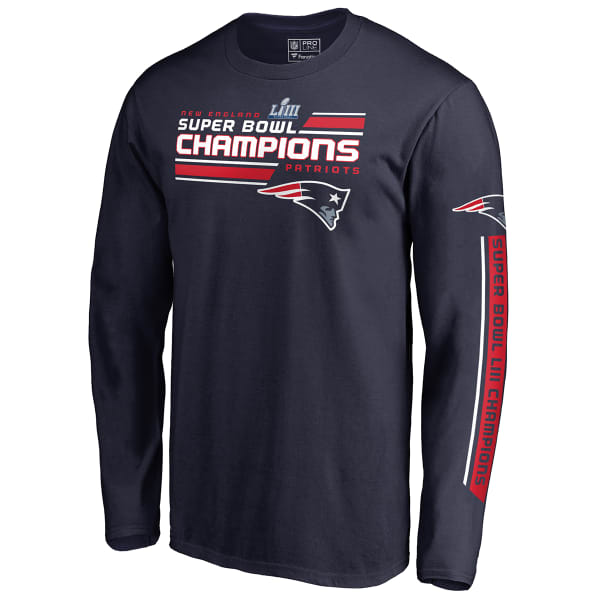 NEW ENGLAND PATRIOTS Men's Super Bowl LIII Champions Long-Sleeve Tee