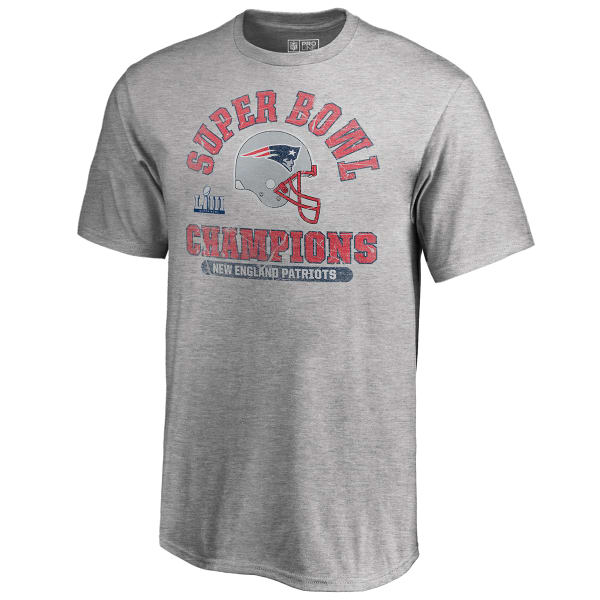 NEW ENGLAND PATRIOTS Kids' Super Bowl LIII Champions Short-Sleeve Double Coverage Tee