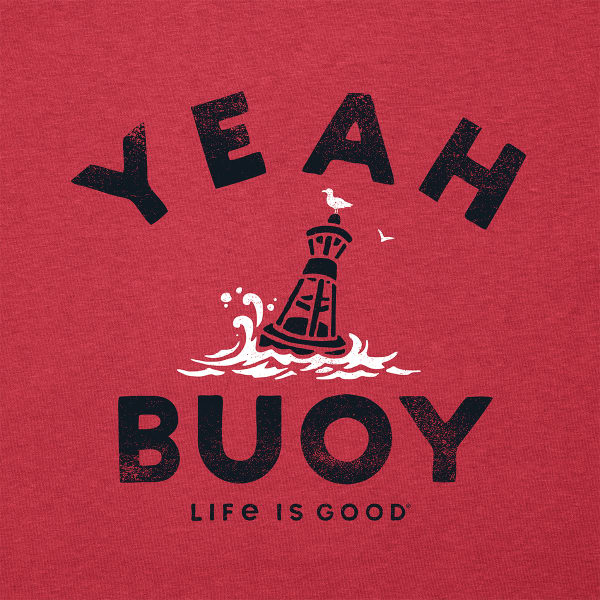 LIFE IS GOOD Men's Short-Sleeve Yeah Buoy Crusher Tee