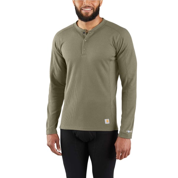 CARHARTT Men's Base Force Midweight Classic Henley Shirt