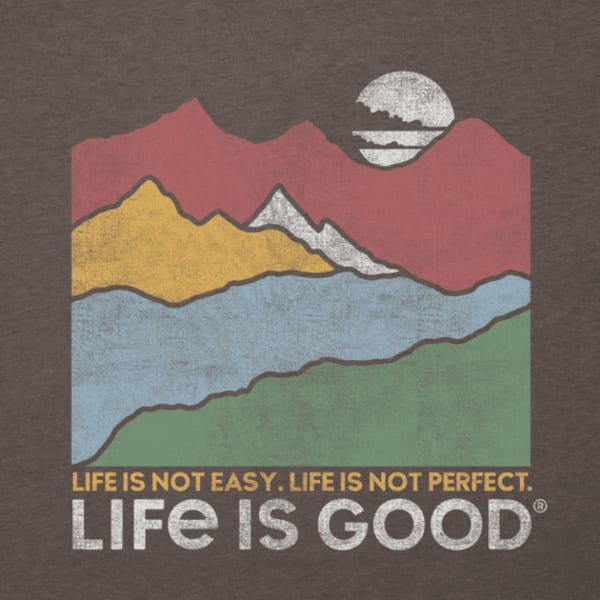 LIFE IS GOOD Men's Long-Sleeve Life Isn't Easy Tee