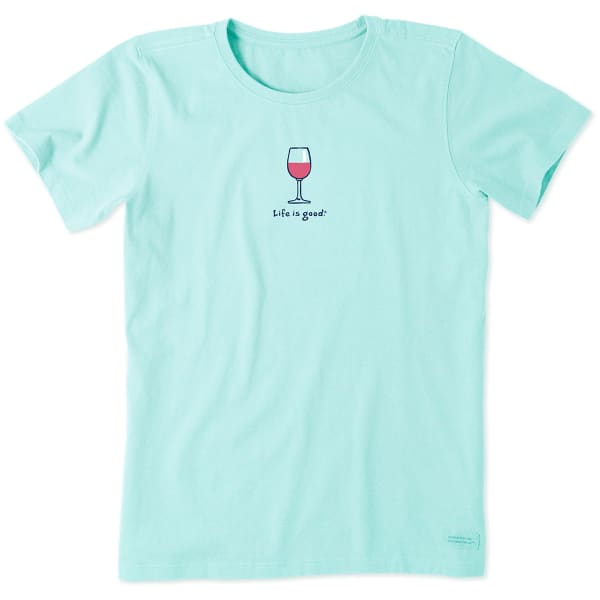 LIFE IS GOOD Women's Short-Sleeve Wine Glass Tee