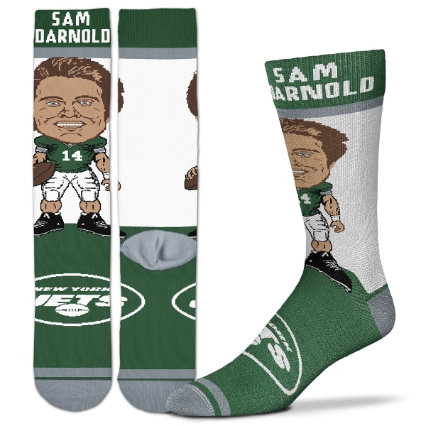 NEW YORK JETS Men's Sam Darnold Hashtag Player Socks