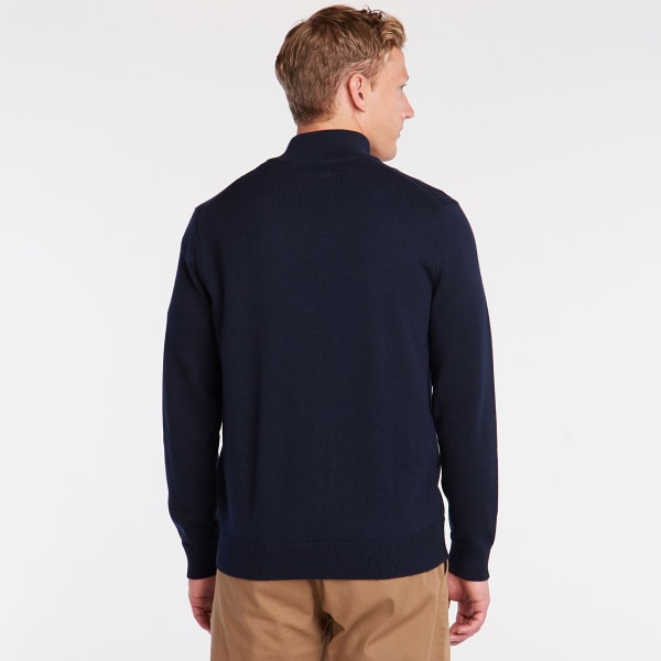 NAUTICA Men's Full Zip Cotton Mock Neck Sweater