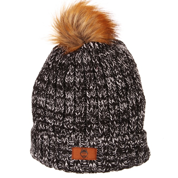 UCONN Huskies Zephyr Gracie Cuffed Pom Knit Hat