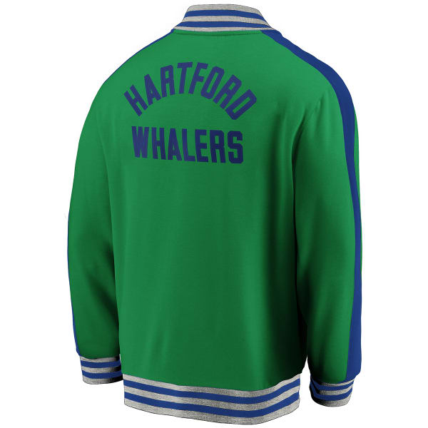 HARTFORD WHALERS Men's Full-Zip Track Jacket