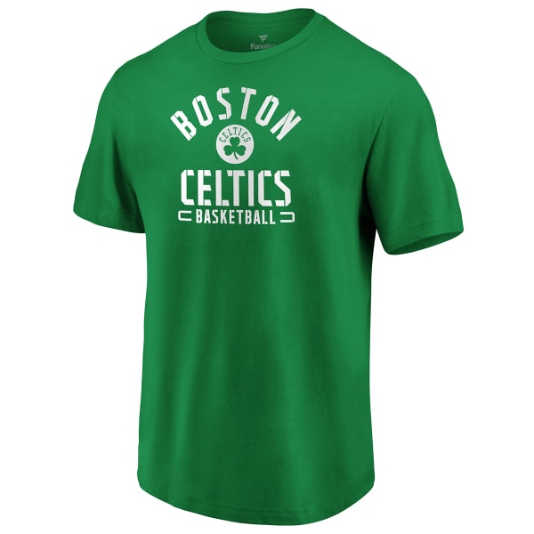 BOSTON CELTICS Men's Short-Sleeve Arc Stack T-Shirt