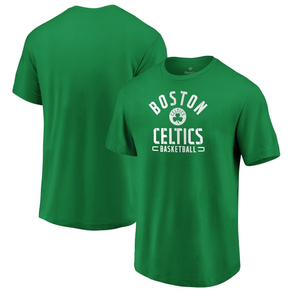 BOSTON CELTICS Men's Short-Sleeve Arc Stack T-Shirt