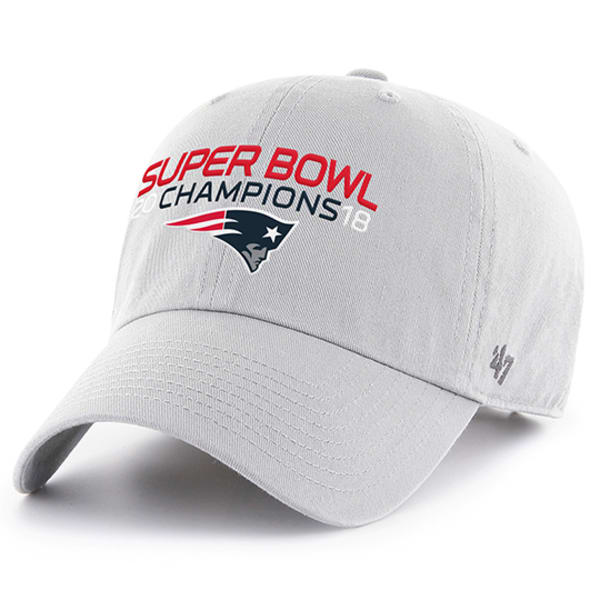 NEW ENGLAND PATRIOTS Super Bowl LIII Champions Clean Up Adjustable Hat