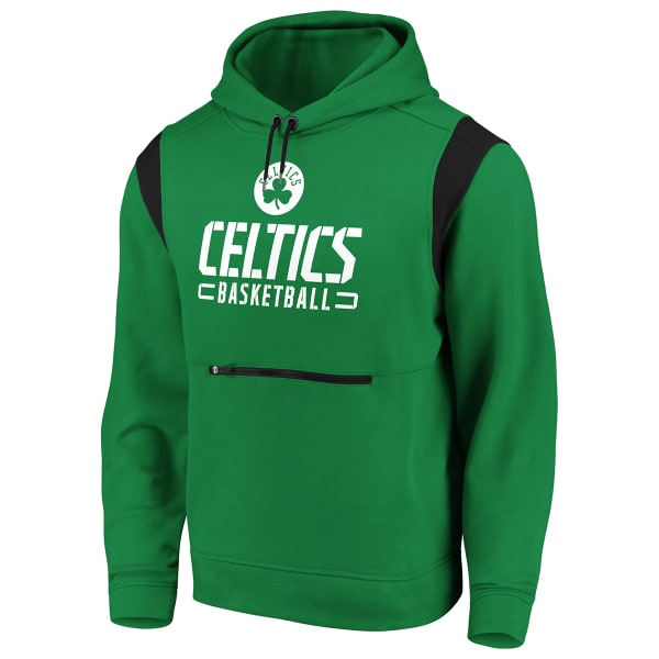 BOSTON CELTICS Men's Iconic Overdrive Pullover Hoodie