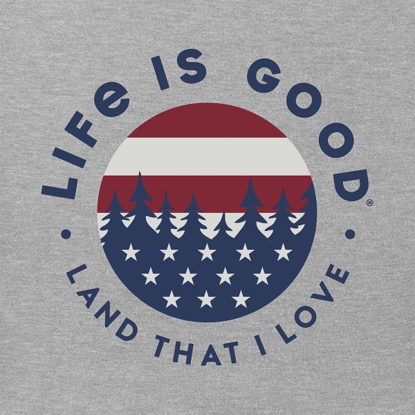 LIFE IS GOOD Men's Short-Sleeve Land That I Love Retro Crusher Tee