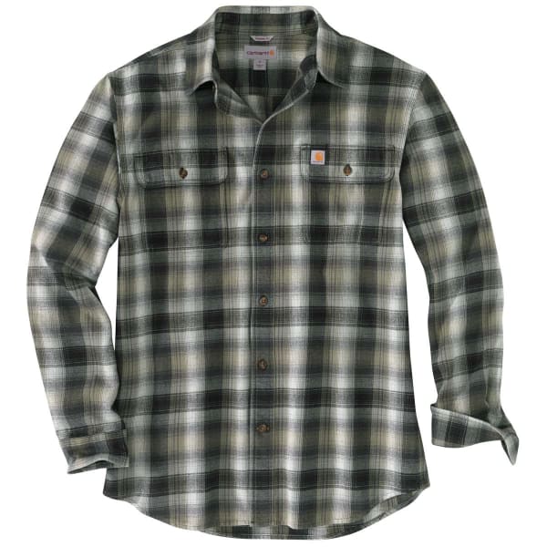 CARHARTT Men's Hubbard Flannel Long-Sleeve Shirt