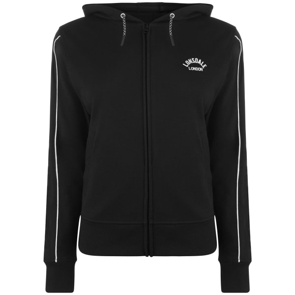 LONSDALE Women's Long Line Zip Hoodie