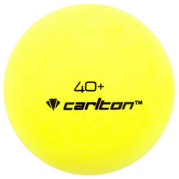 CARLTON Neon Glow Table Tennis Balls, 6-Pack