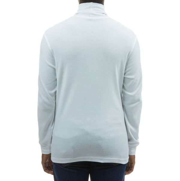 RUGGED TRAILS Men's Interlock Knit Turtleneck