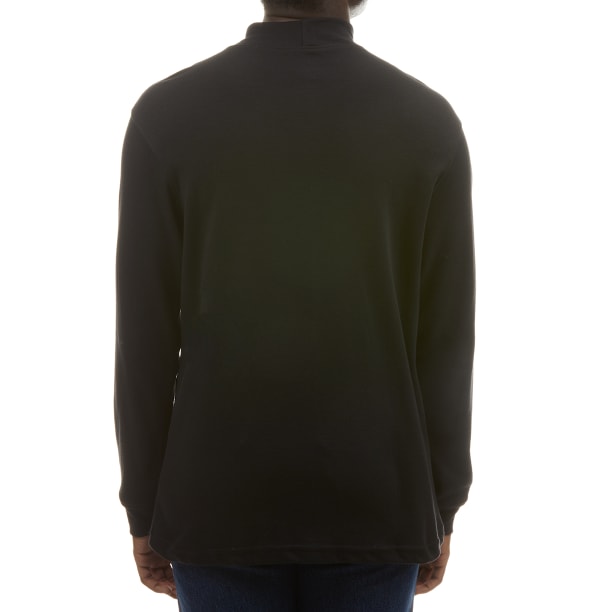 RUGGED TRAILS Men's Interlock Knit Mock Neck Sweater