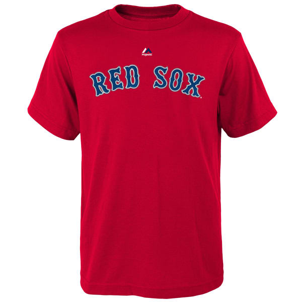 BOSTON RED SOX Boys' Mookie Betts Name & Number Short-Sleeve Tee