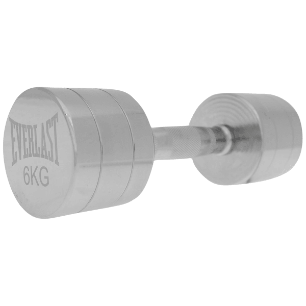 EVERLAST 6 kilo / 13 lbs. Chrome Dumbbell