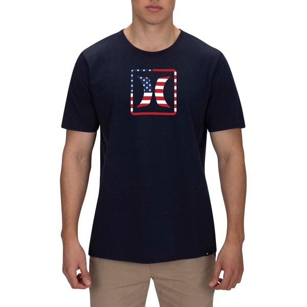 HURLEY Men's Short-Sleeve Block USA Tee