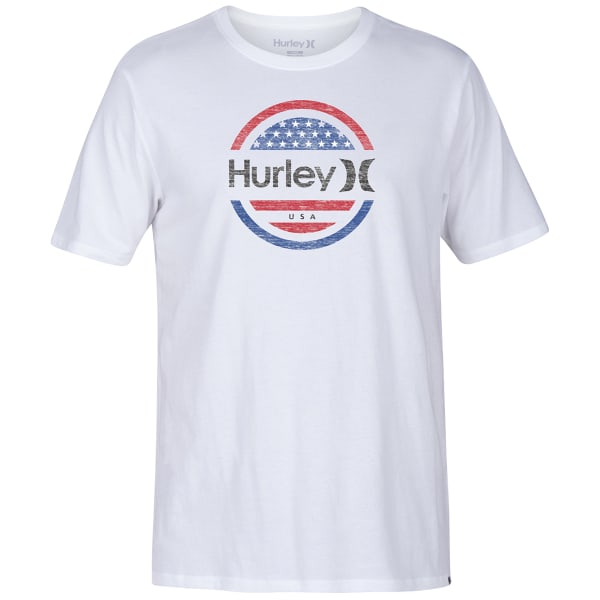 HURLEY Men's Premium One and Only Circle Graphic Tee