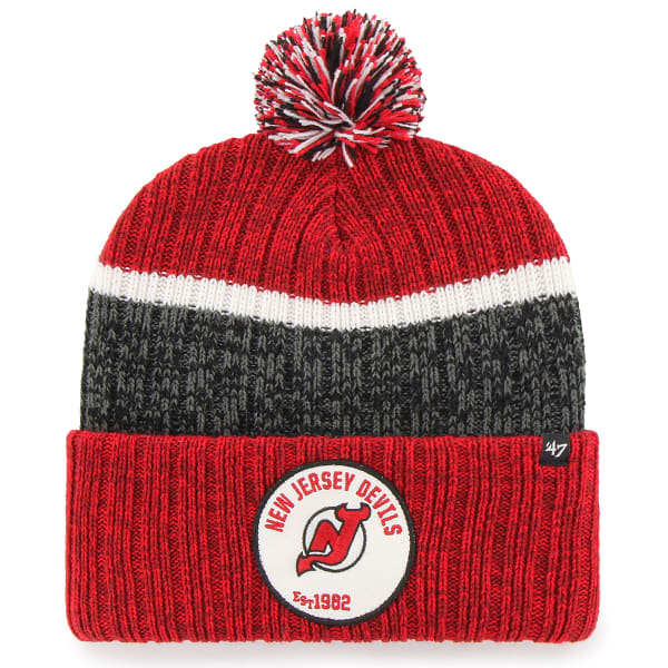 NEW JERSEY DEVILS Men's Holcomb 47' Cuffed Pom Knit Beanie