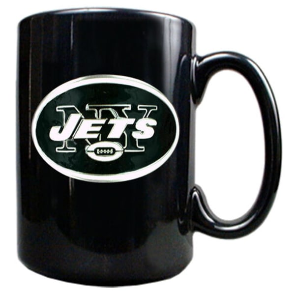 NEW YORK JETS 3D Metal Emblem Mug