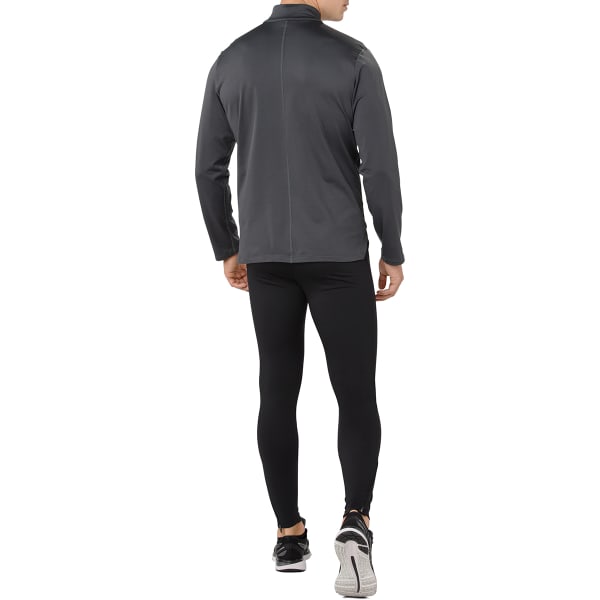 ASICS Men's Silver Winter 1/2-Zip Top