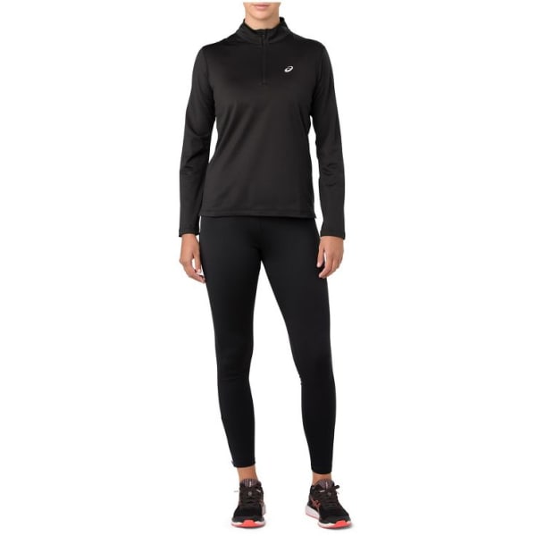 ASICS Women's Silver Winter Half Zip Top