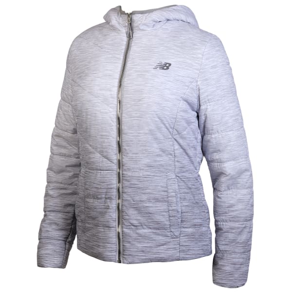 NEW BALANCE Women's Printed Cire Hooded Puffer Jacket