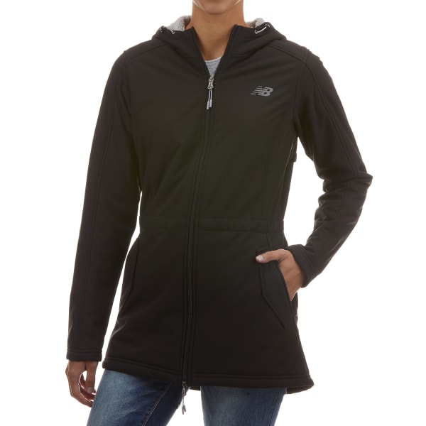 NEW BALANCE Women's Hooded Soft Shell Anorak Jacket with Sherpa Lining